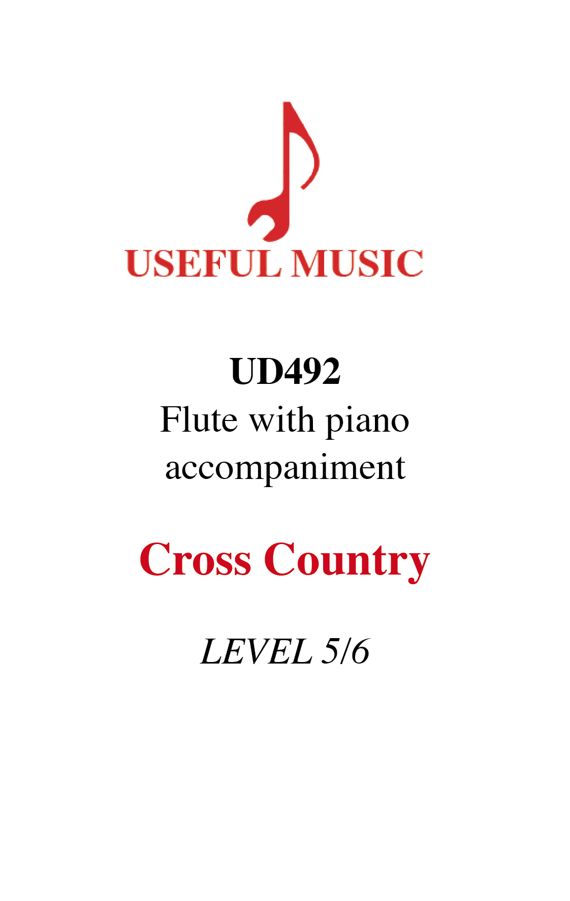 Cross Country - flute with piano accompaniment