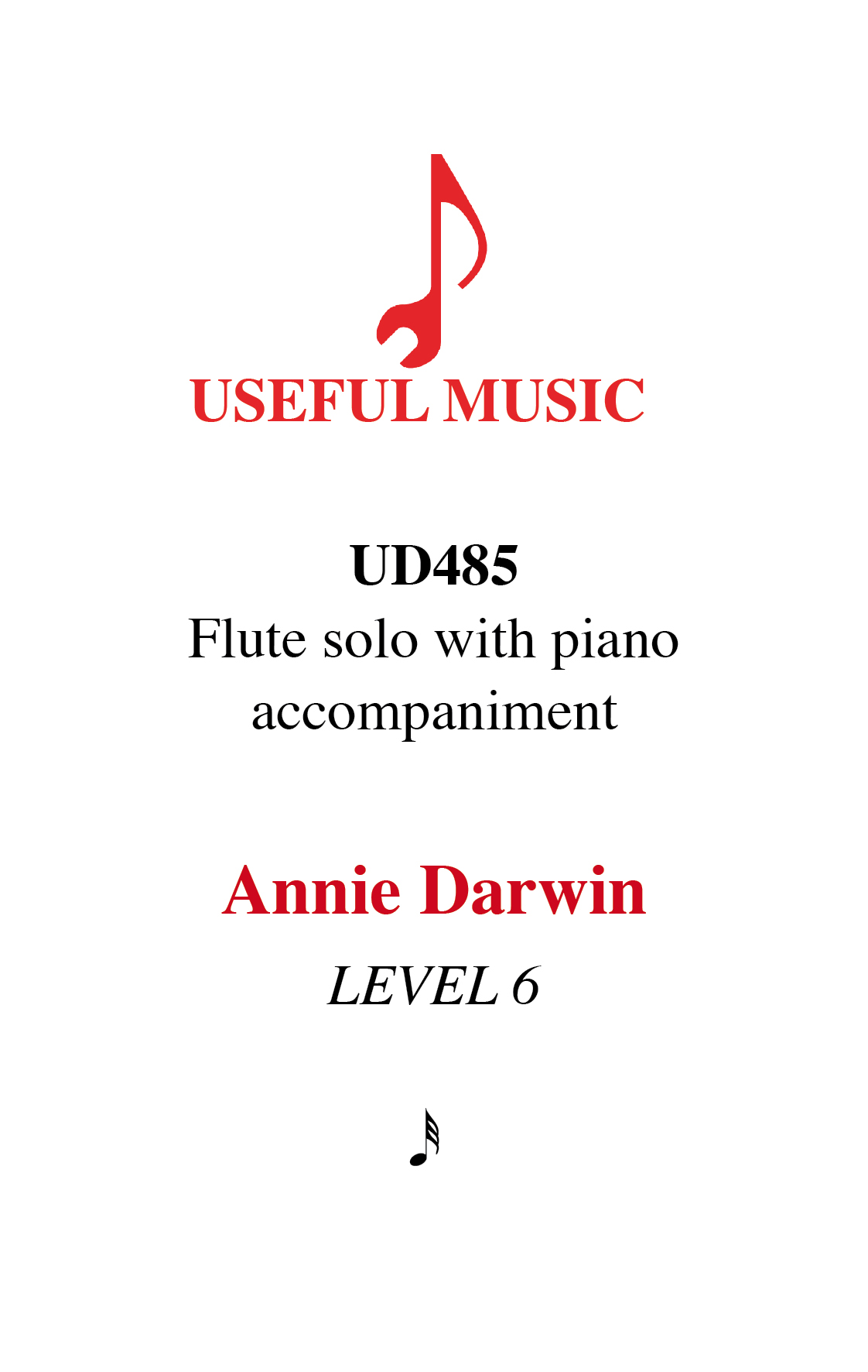 Annie Darwin - flute with piano accompaniment