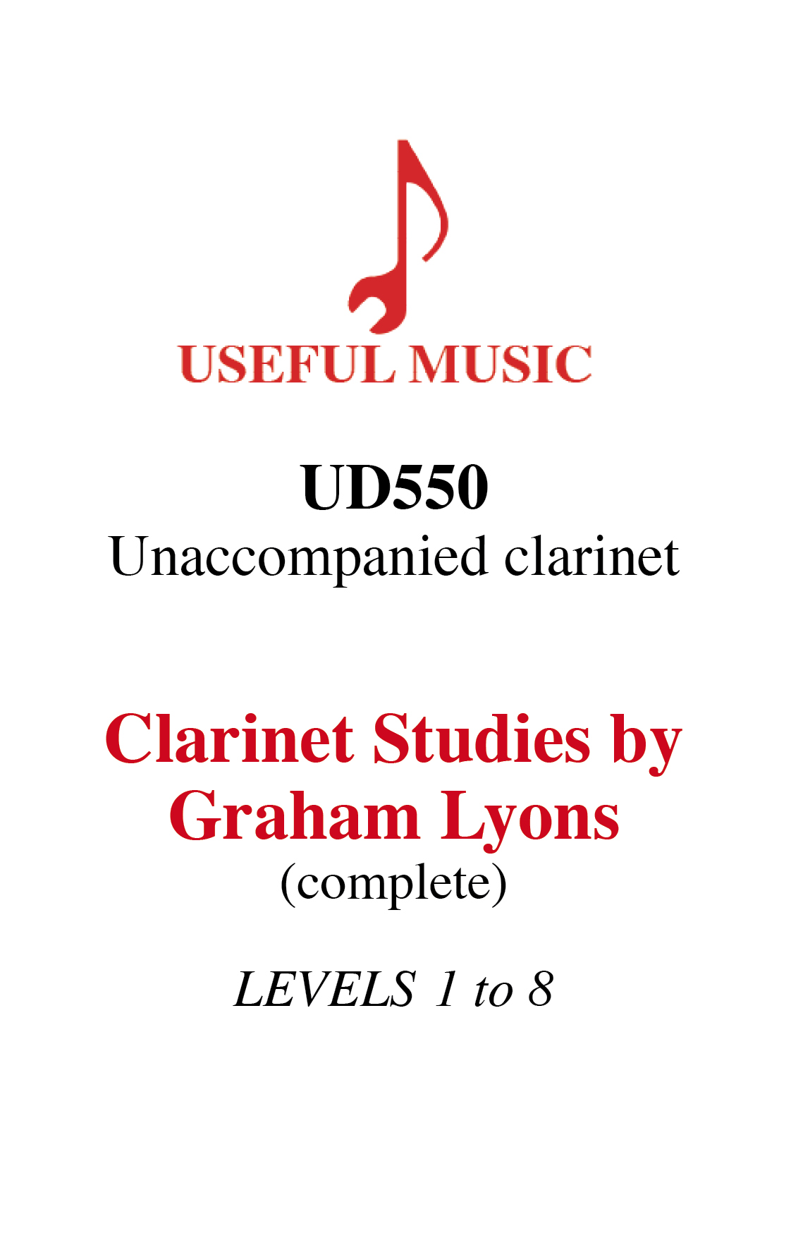 Collected Clarinet Studies by Graham Lyons