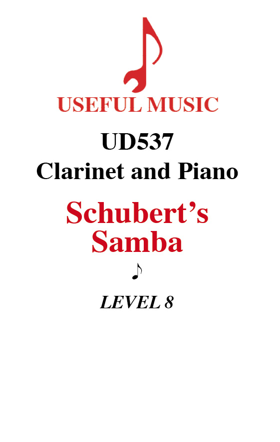 Schubert's Samba - Clarinet with piano accompaniment