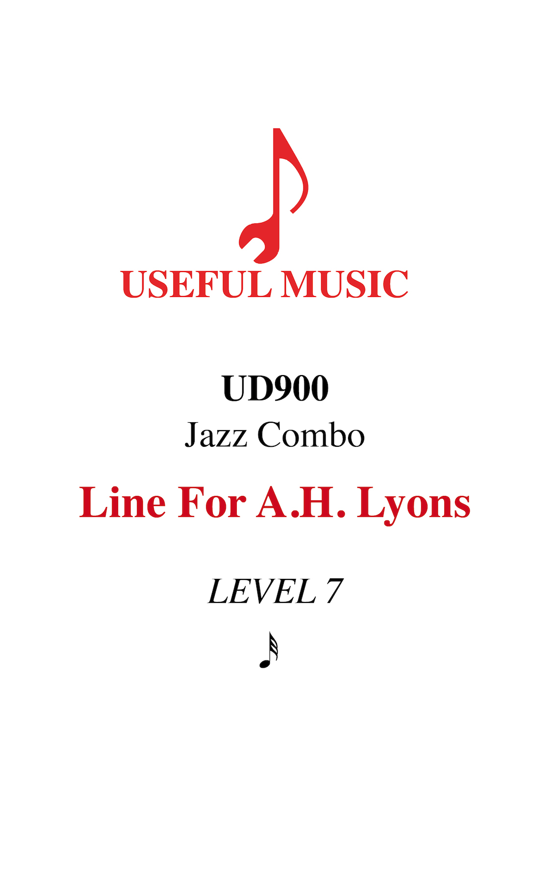 Line For A.H. Lyons - Jazz Combo