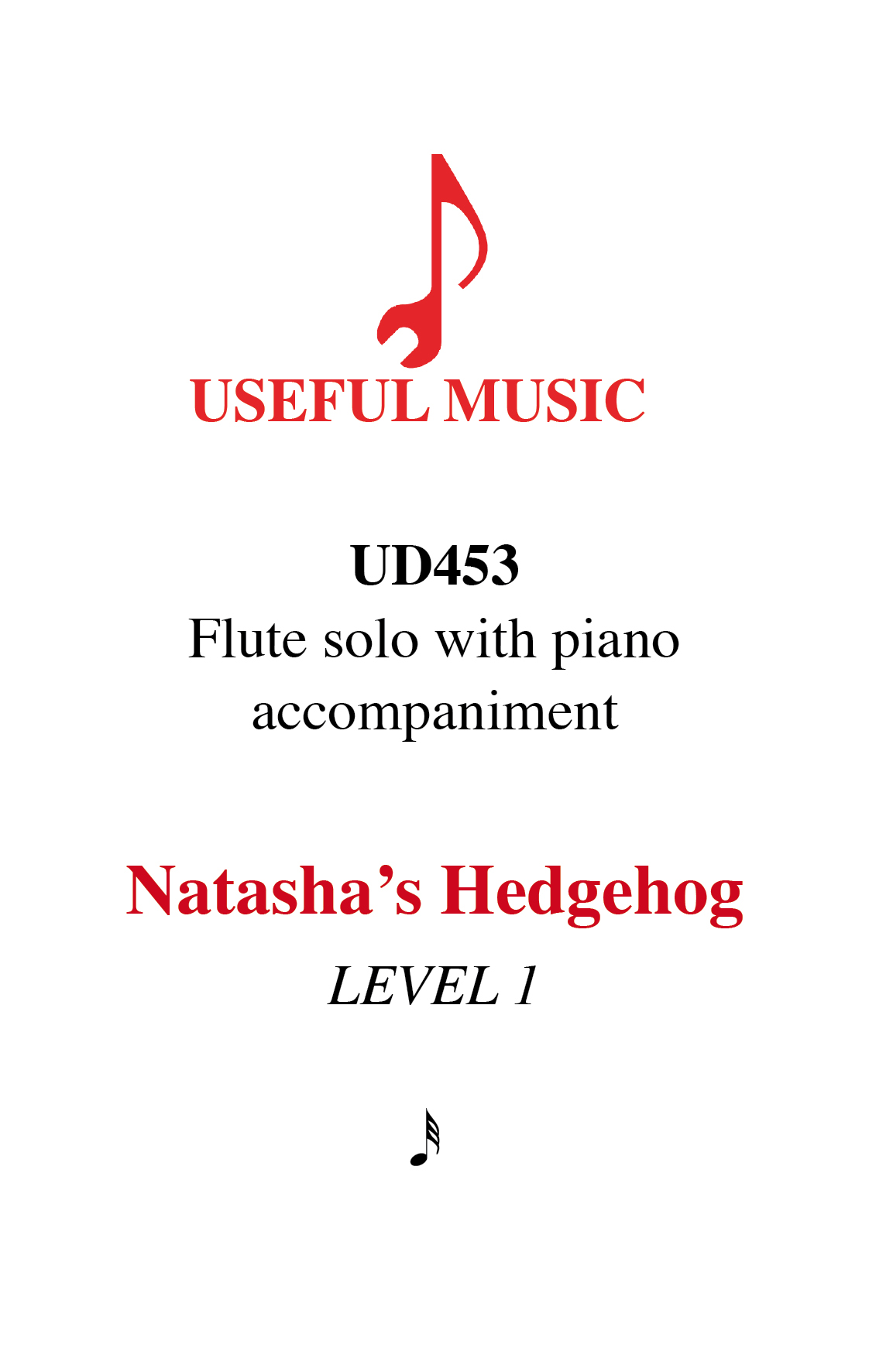 Natasha's Hedgehog - flute with piano accompaniment