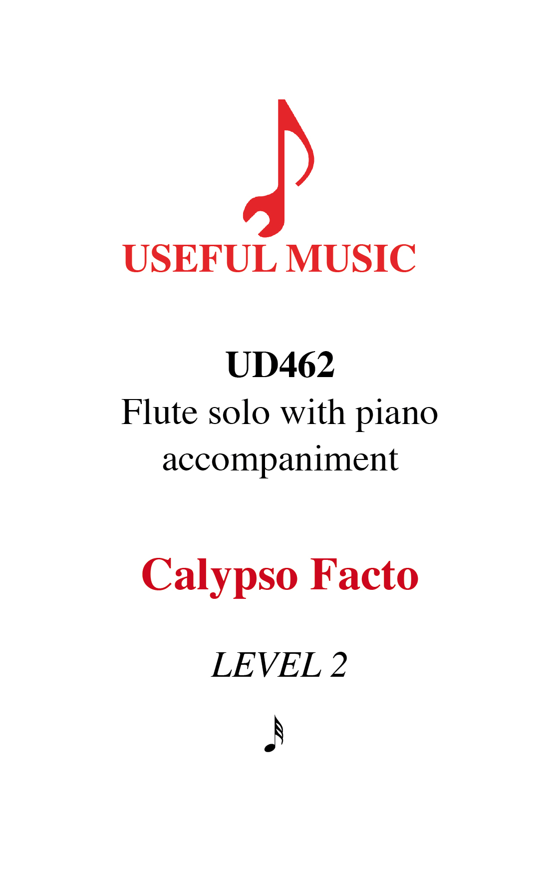 Calypso Facto - flute with piano accompaniment