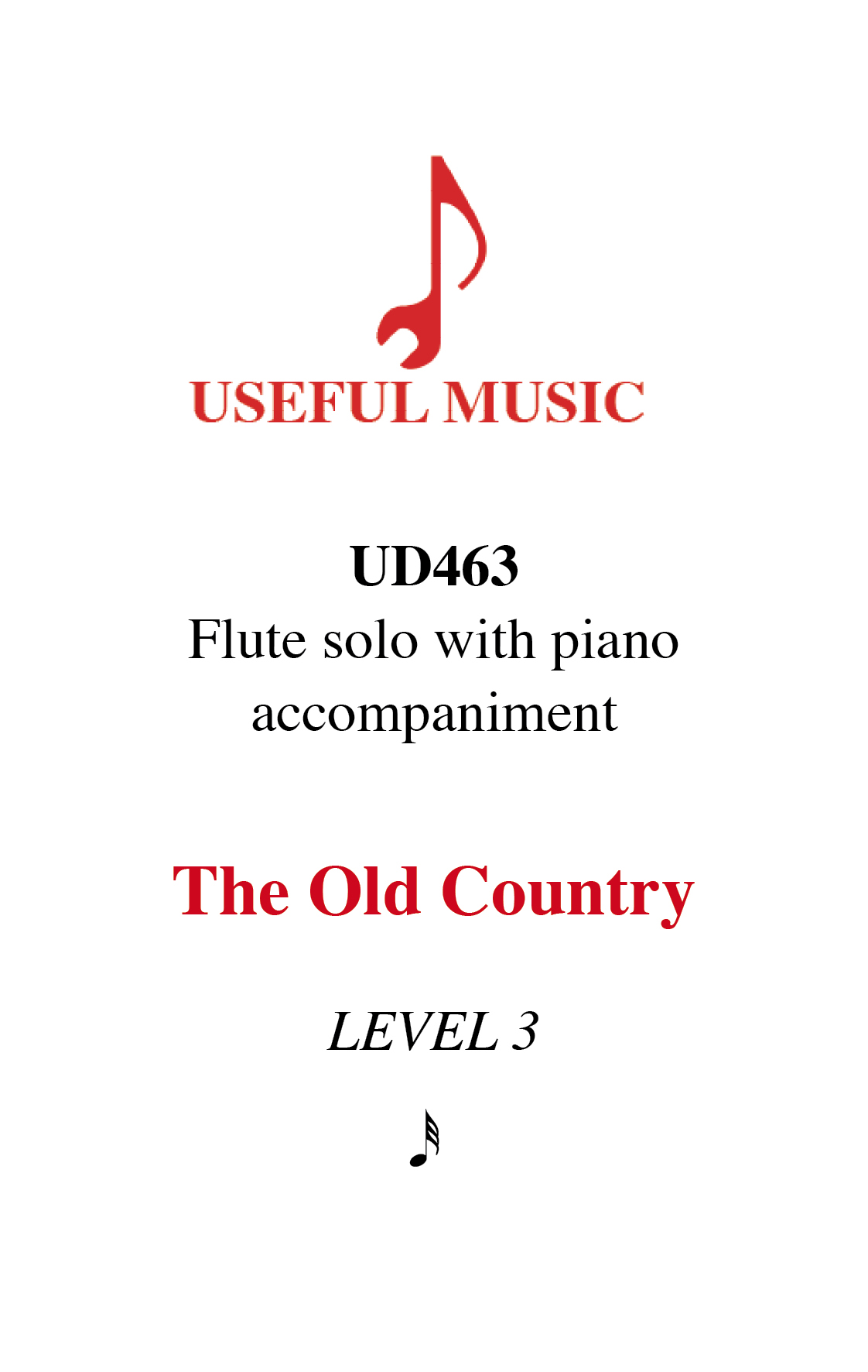 The Old Country - flute with piano accompaniment